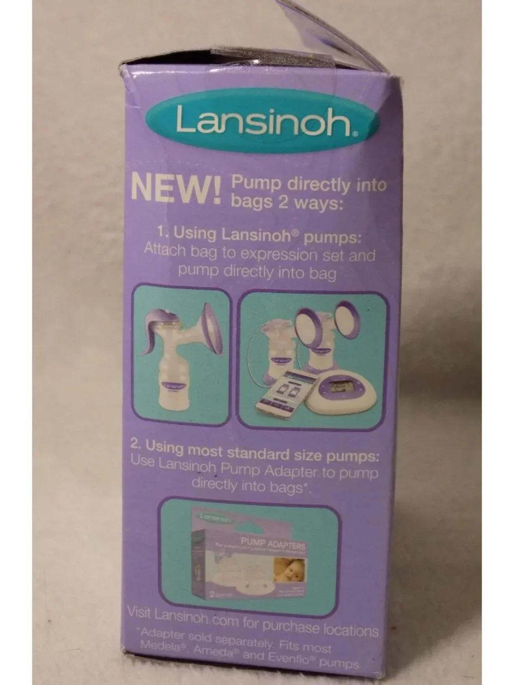 Breast Milk Storage Bags 50 Ct by Lansinoh Lot of 3 (150 Total Bags)